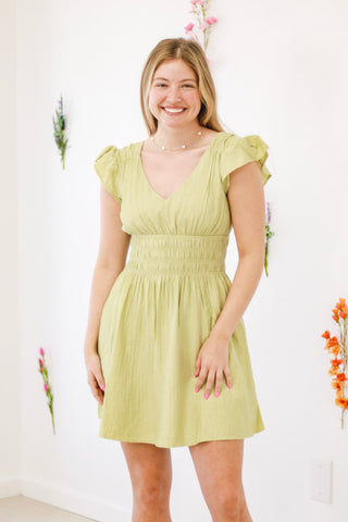 Loved by Spring Green Dress
