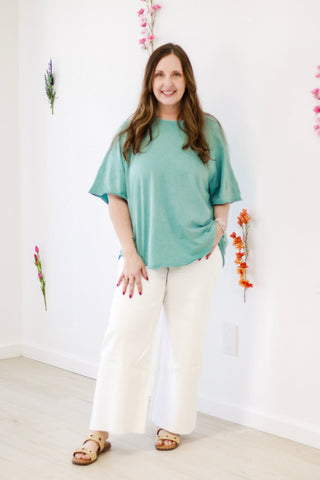 Relaxing All Cool Mineral Washed Top