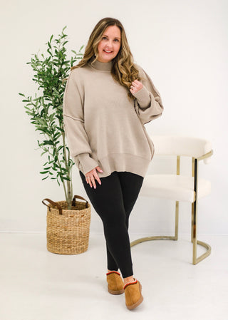 Warm Feelings Here Mocha Sweater