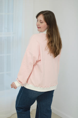 Heartbreaker Striped Mock Neck Top