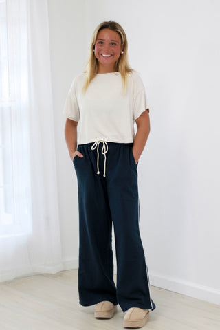 Cozy Up Lounge Pants in Navy