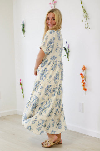Having an Amazing Time Maxi Dress in Blue
