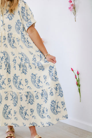 Having an Amazing Time Maxi Dress in Blue