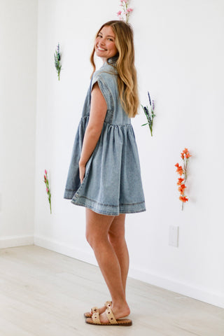 Working It Denim Dress