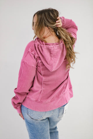 Magic Moment Pullover in Magenta