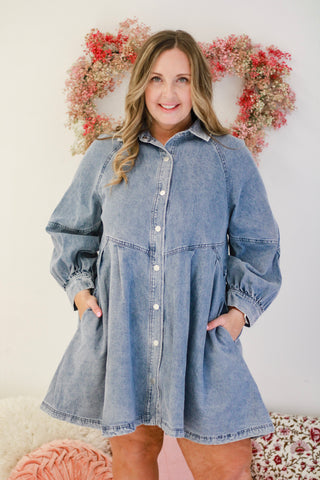 Dare to Dream Denim Dress