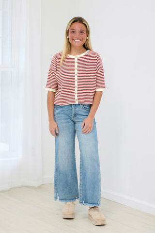 Lover's Lane Button Up Sweater