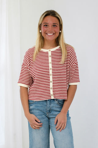 Lover's Lane Button Up Sweater