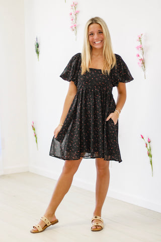 Free Falling Floral Dress