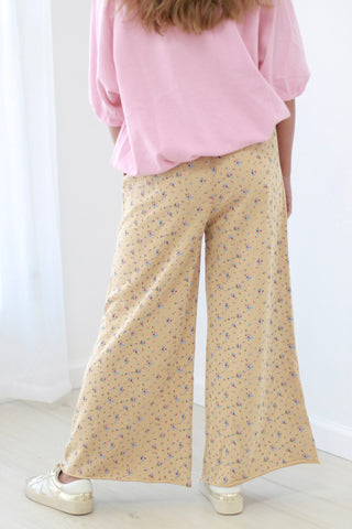 Couldn't be Better Floral Pants in Latte