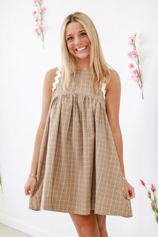 Barn Dance Dress in Cocoa