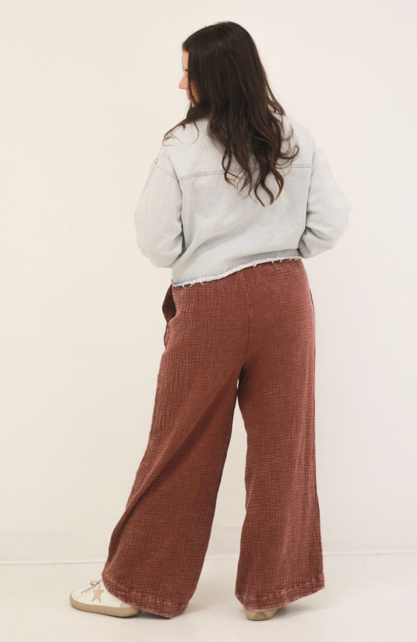 I'll Have These Mineral Wash Pants in Red Bean