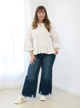 Frilled by You Soft Lilac Top