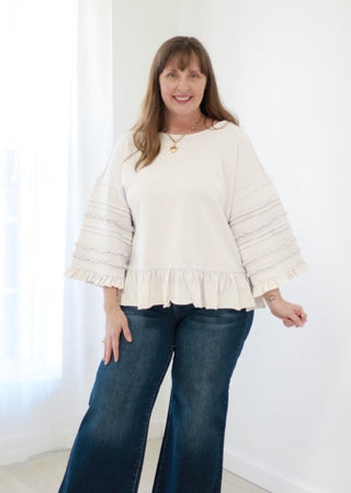 Frilled by You Soft Lilac Top