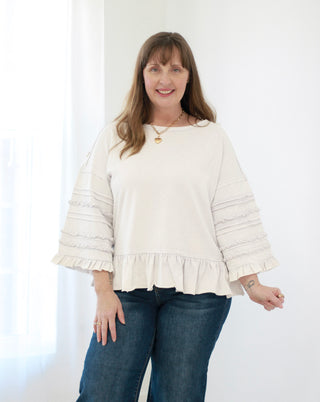 Frilled by You Soft Lilac Top