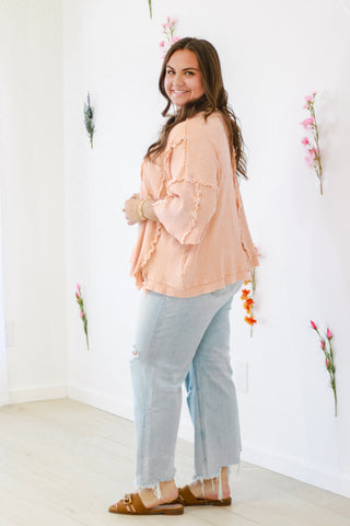 Living My Dream Mineral Wash Top