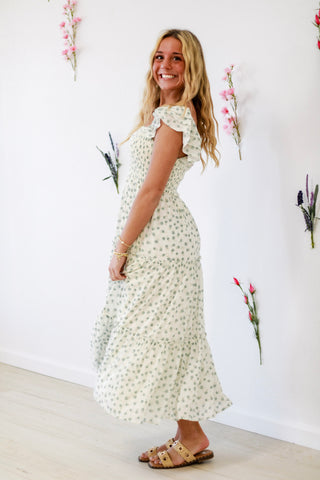 Budding Romance Midi Dress