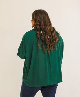 Bombshell Hunter Green Top