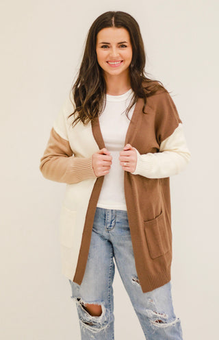 Around the Block Neutral Cardigan