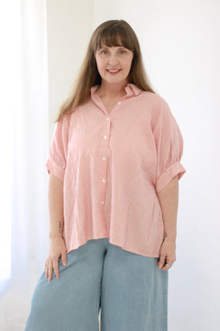 Flow With Me Striped Blouse