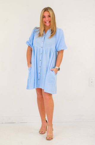 Dreaming of Blue Skies & Sunshine Dress