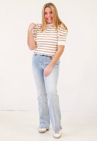 You're Not Alone Stripe Top