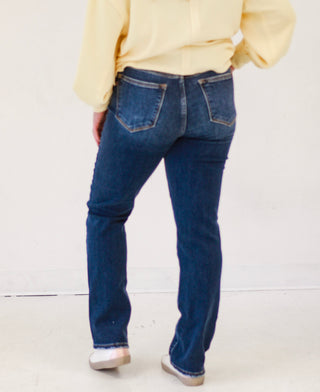 She's Got It All Judy Blue Thermal Straight Fit Jeans