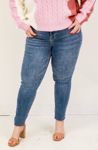 Classically Yours Judy Blue Thermal Skinny Jeans