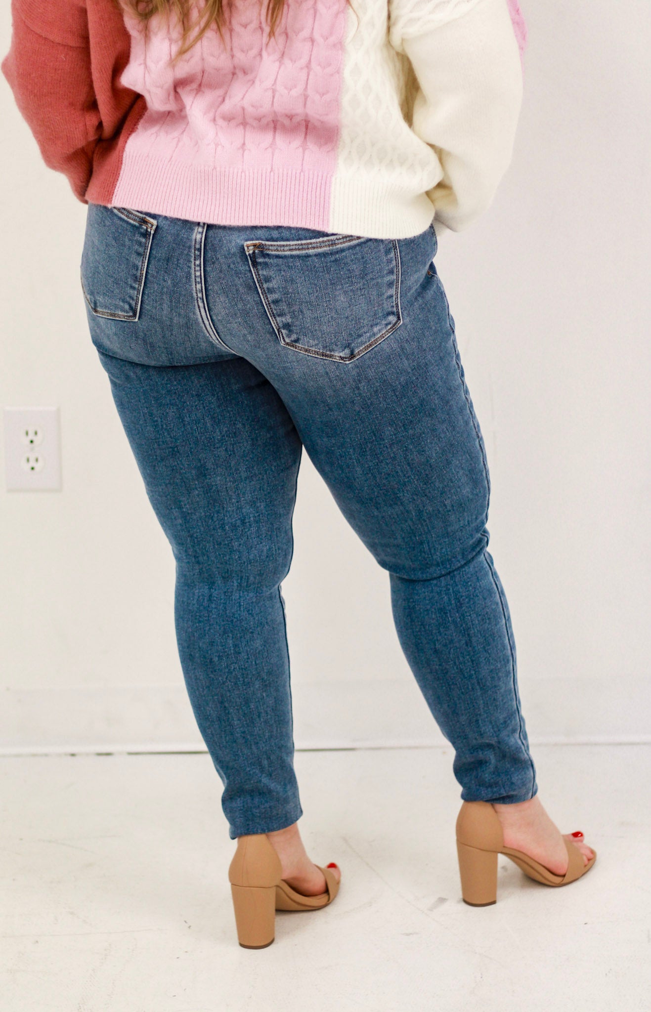 Classically Yours Judy Blue Thermal Skinny Jeans