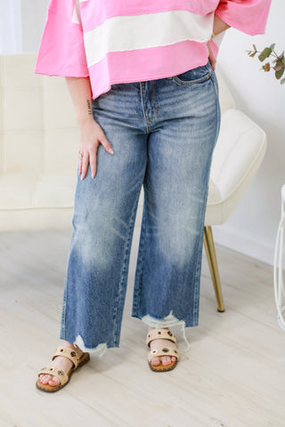 Finish First Judy Blue Magic Wide Leg Jeans