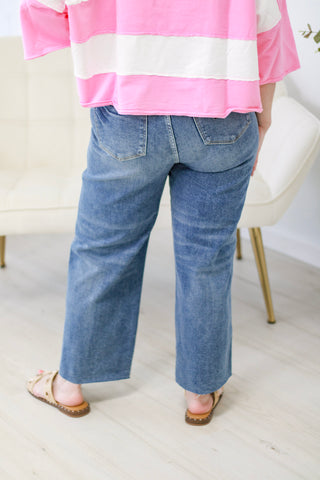 Finish First Judy Blue Magic Wide Leg Jeans