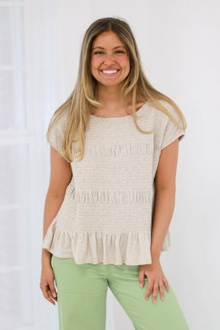 She's a Classic Ruched Blouse