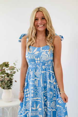 Save Me a Dance Dress in Blue