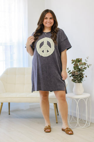 Peaceful Life Navy Dress