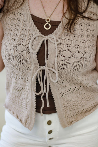 Low Key Lucky Crochet Vest
