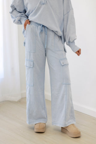 Crushing on You Snow Washed Sweatpants