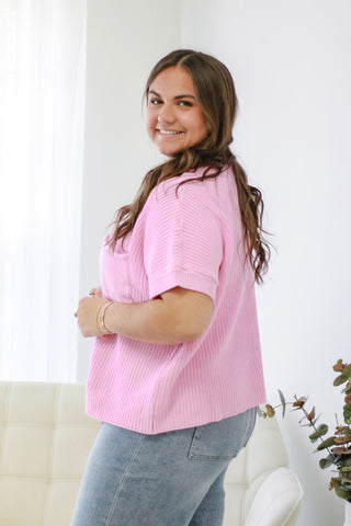 Mocktail Hour Short Sleeve Sweater