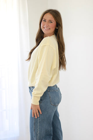 Crash With Me Pullover in Whip Cream