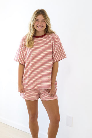 The Morgan Shorts in Red