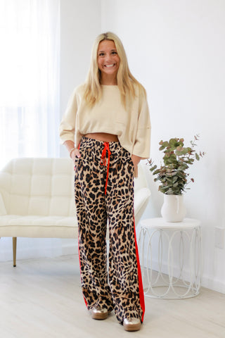 Wild Thing Leopard Track Pants