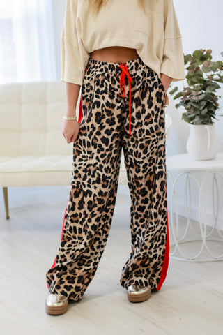 Wild Thing Leopard Track Pants