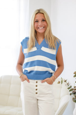 Small Town Girl Sleeveless Sweater