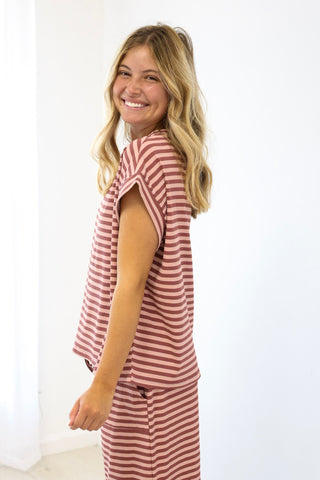 Meant to be Seen Striped Set