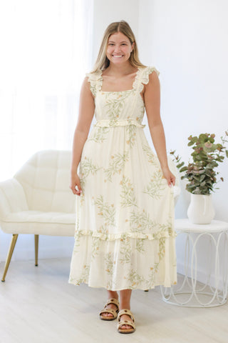 Beach Scene Midi Dress