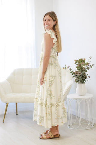 Beach Scene Midi Dress