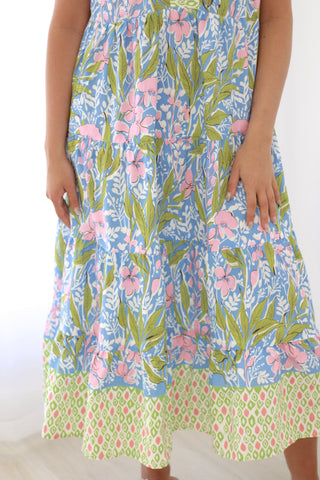 Cruise Dinner Floral Midi Dress