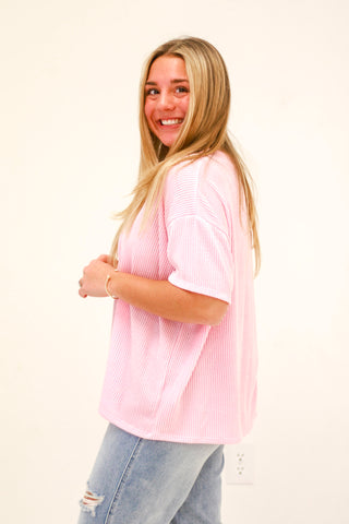 This is for the Best Ribbed Top in Pink