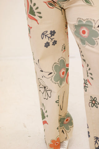 Naturally Yours Floral Denim Pants