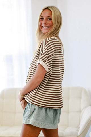 You're The Only One Striped Top