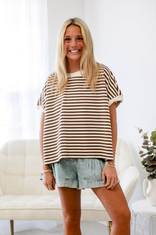 You're The Only One Striped Top